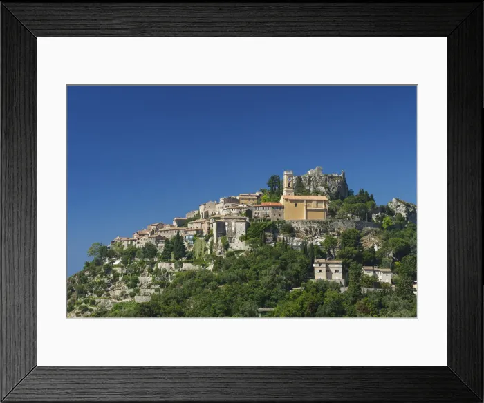Framed Print : Eze, Cote Azur, Alpes-Maritimes, Provence-Alpes-Cote d Azur, France Framed Print : Eze, Cote Azur, Alpes-Maritimes, Provence-Alpes-Cote d Azur, France