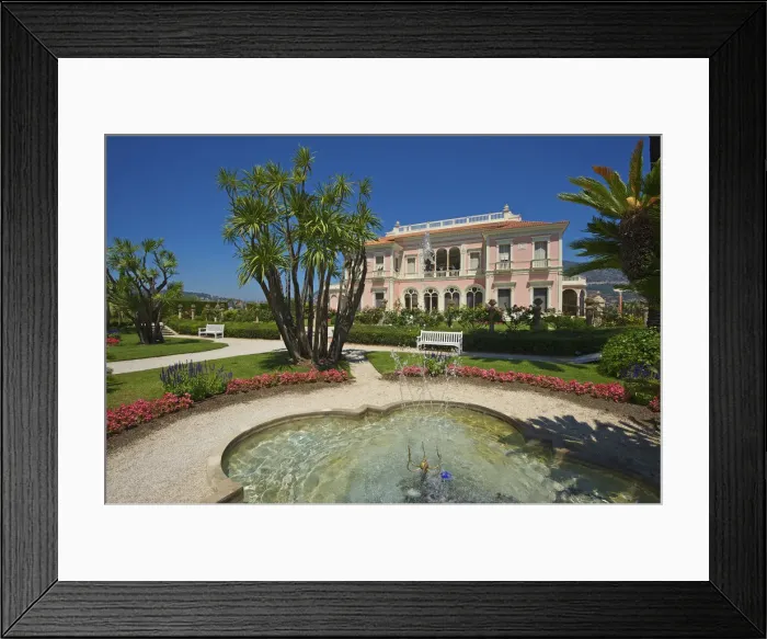 Framed Print : Villa Ephrussi de Rothschild, Cap Ferrat, Cote da'Azur, Alpes-Maritimes Framed Print : Villa Ephrussi de Rothschild, Cap Ferrat, Cote da'Azur, Alpes-Maritimes
