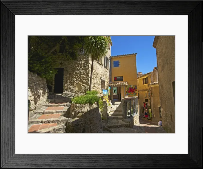 Framed Print : Shopping in Eze, Cote Azur, Alpes-Maritimes, Provence-Alpes-Cote d Azur Framed Print : Shopping in Eze, Cote Azur, Alpes-Maritimes, Provence-Alpes-Cote d Azur