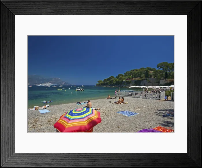 Framed Print : Paloma Beach, Saint Jean Cap Ferrat, Cote da'Azur, Alpes-Maritimes, Provence-Alpes-Cote Framed Print : Paloma Beach, Saint Jean Cap Ferrat, Cote da'Azur, Alpes-Maritimes, Provence-Alpes-Cote