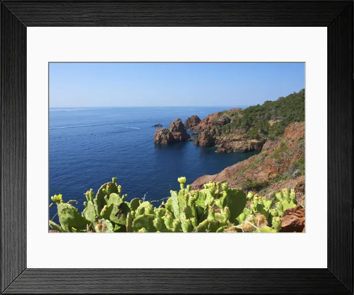 Framed Print : Le Dramount, Corniche de l'Esterel, Cote Azur, Provence-Alpes-Cote Framed Print : Le Dramount, Corniche de l'Esterel, Cote Azur, Provence-Alpes-Cote