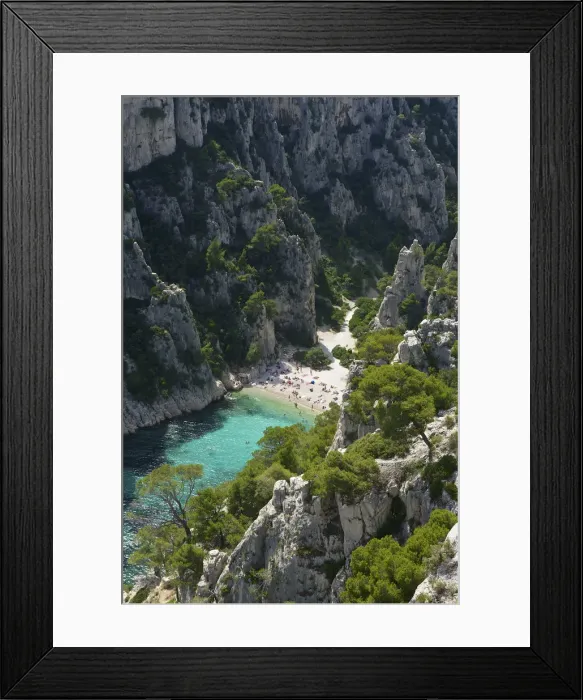 Framed Print : Calanques En Vau, Cassis, Cote d Azur, Franzosische Riviera Framed Print : Calanques En Vau, Cassis, Cote d Azur, Franzosische Riviera