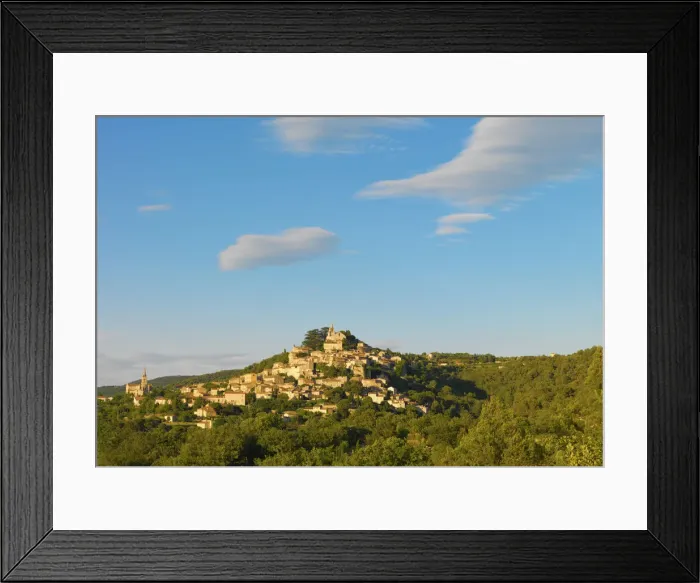 Framed Print : France, Provence, Bonnieux, Hilltop village Framed Print : France, Provence, Bonnieux, Hilltop village