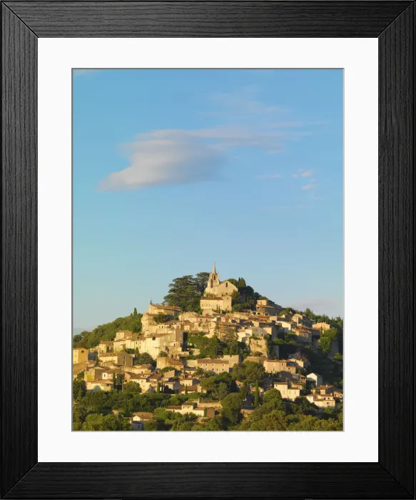 Framed Print : France, Provence, Bonnieux, Hilltop village Framed Print : France, Provence, Bonnieux, Hilltop village