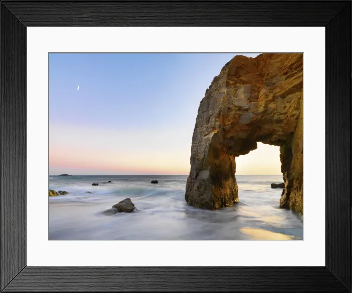 Framed Print : France, Brittany, Morbihan, Cote Sauvage, Quiberon Peninsula, The Arch at Port Blanc Framed Print : France, Brittany, Morbihan, Cote Sauvage, Quiberon Peninsula, The Arch at Port Blanc