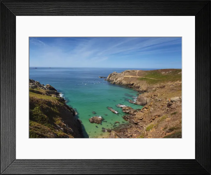 Framed Print : France, Finistere, Brittany, Cap Sizun, Pointe du Van Framed Print : France, Finistere, Brittany, Cap Sizun, Pointe du Van