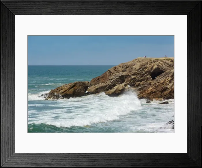 Framed Print : France, Brittany, Morbihan, Cote Sauvage, Quiberon Peninsula, Port Guibello Framed Print : France, Brittany, Morbihan, Cote Sauvage, Quiberon Peninsula, Port Guibello
