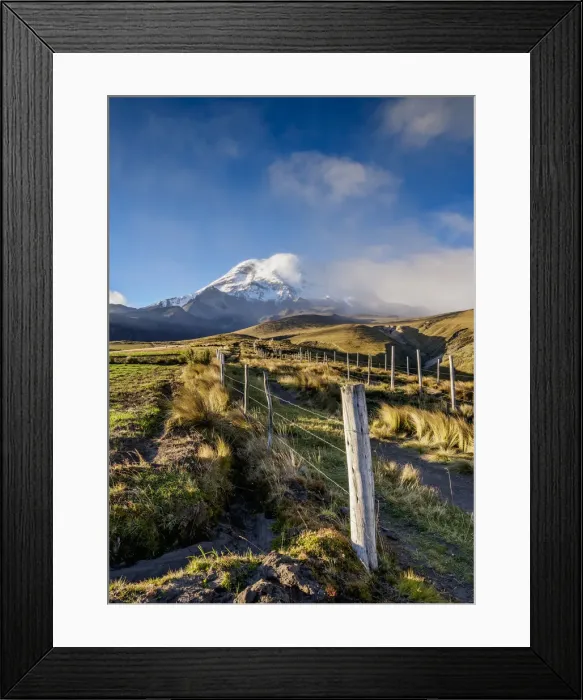 Framed Print : Chimborazo Volcano, Chimborazo Province, Ecuador Framed Print : Chimborazo Volcano, Chimborazo Province, Ecuador