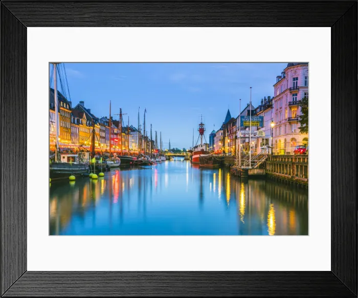 Framed Print : Copenhagen, Hovedstaden, Denmark, Northern Europe