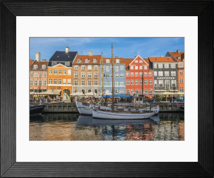 Framed Print : Copenhagen, Hovedstaden, Denmark, Northern Europe