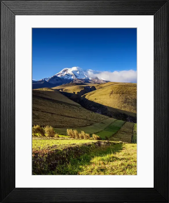 Framed Print : Chimborazo Volcano, Chimborazo Province, Ecuador Framed Print : Chimborazo Volcano, Chimborazo Province, Ecuador