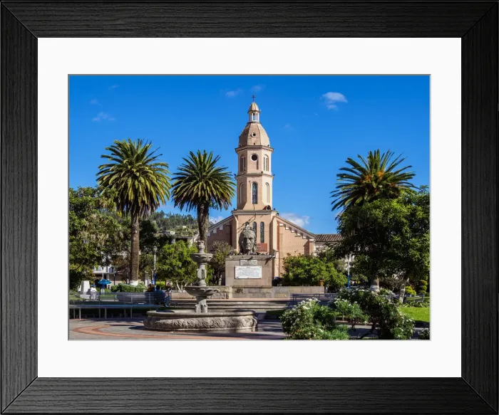 Framed Print : San Luis Church, Simon Bolivar Park, Otavalo, Imbabura Province, Ecuador Framed Print : San Luis Church, Simon Bolivar Park, Otavalo, Imbabura Province, Ecuador