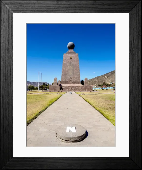 Framed Print : Monument to the Equator, Ciudad Mitad del Mundo, Middle of the World City, Pichincha Framed Print : Monument to the Equator, Ciudad Mitad del Mundo, Middle of the World City, Pichincha