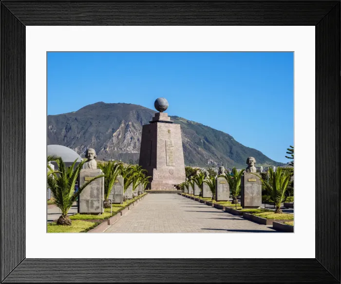 Framed Print : Monument to the Equator, Ciudad Mitad del Mundo, Middle of the World City, Pichincha Framed Print : Monument to the Equator, Ciudad Mitad del Mundo, Middle of the World City, Pichincha