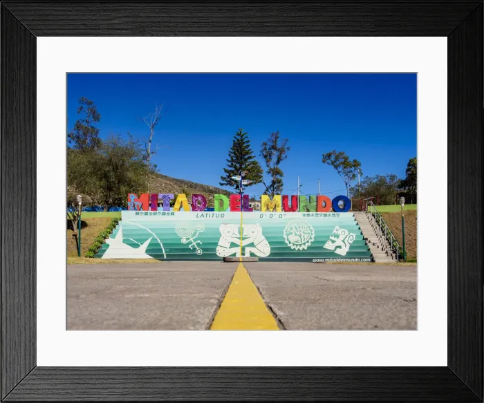Framed Print : Equator Line, Ciudad Mitad del Mundo, Middle of the World City, Pichincha Province Framed Print : Equator Line, Ciudad Mitad del Mundo, Middle of the World City, Pichincha Province