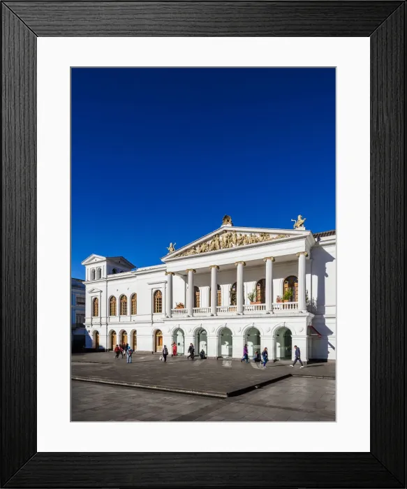 Framed Print : Sucre National Theater, Old Town, Quito, Pichincha Province, Ecuador Framed Print : Sucre National Theater, Old Town, Quito, Pichincha Province, Ecuador