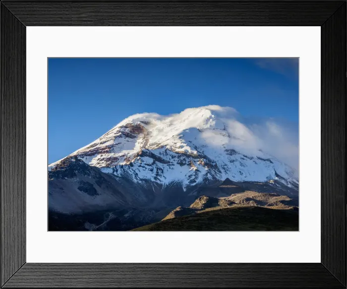 Framed Print : Chimborazo Volcano, Chimborazo Province, Ecuador Framed Print : Chimborazo Volcano, Chimborazo Province, Ecuador