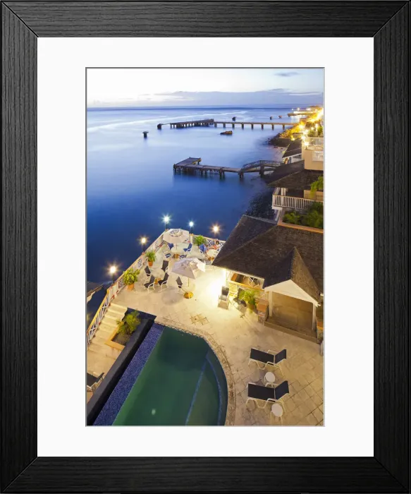 Framed Print : Dominica, Roseau. The Fort Young Hotel Framed Print : Dominica, Roseau. The Fort Young Hotel