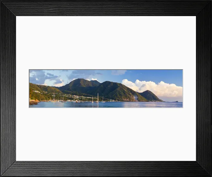 Framed Print : Dominica, Roseau. Boats near Castle Comfort Framed Print : Dominica, Roseau. Boats near Castle Comfort