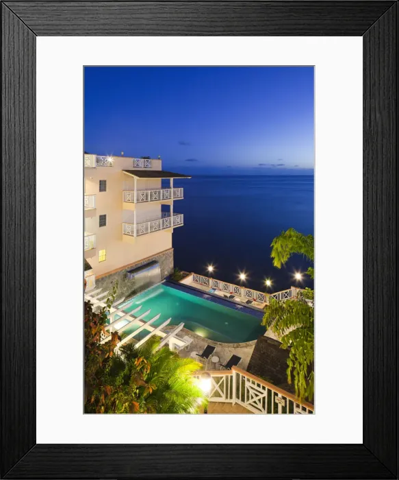 Framed Print : Dominica, Roseau. The Fort Young Hotel Framed Print : Dominica, Roseau. The Fort Young Hotel