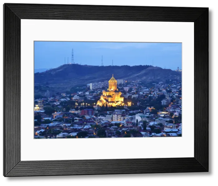 Framed Print : Holy Trinity Cathedral (Tsminda Sameba) the biggest Orthodox Cathedral in the Caucasus Framed Print : Holy Trinity Cathedral (Tsminda Sameba) the biggest Orthodox Cathedral in the Caucasus
