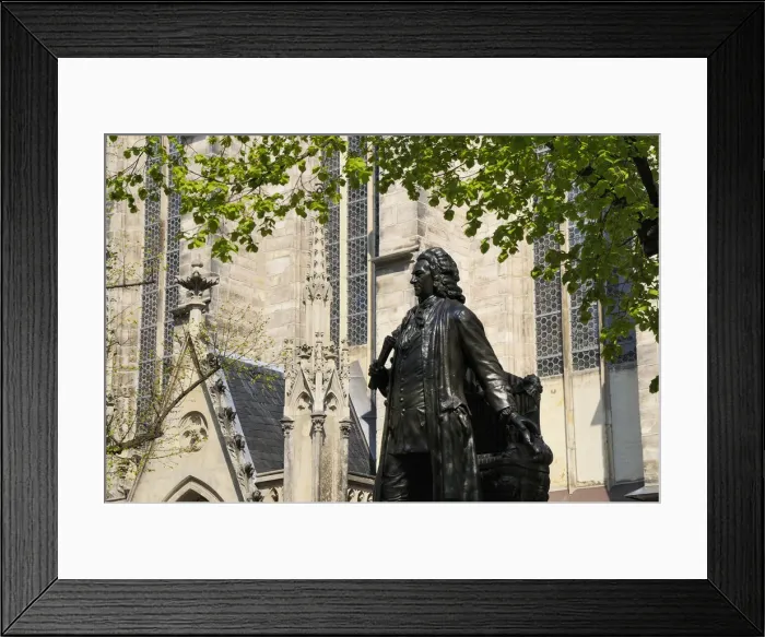 Framed Print : Johann Sebastian Bach statue near Thomaskirche where, in 1723, he was appointed Cantor Framed Print : Johann Sebastian Bach statue near Thomaskirche where, in 1723, he was appointed Cantor