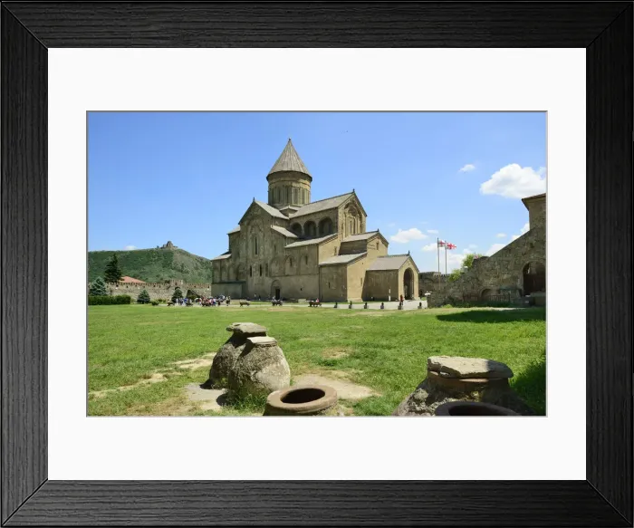 Framed Print : Svetitskhoveli Cathedral (Cathedral of the Living Pillar) completed between the 4th Framed Print : Svetitskhoveli Cathedral (Cathedral of the Living Pillar) completed between the 4th