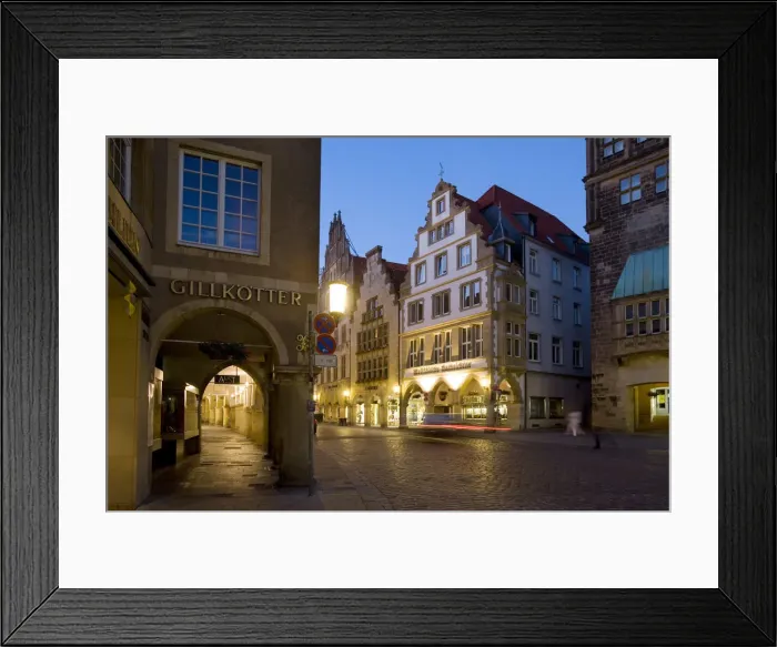 Framed Print : Prinzipialmarkt, Munster, cathedral land, North Rhine-Westphalia, Germany Framed Print : Prinzipialmarkt, Munster, cathedral land, North Rhine-Westphalia, Germany