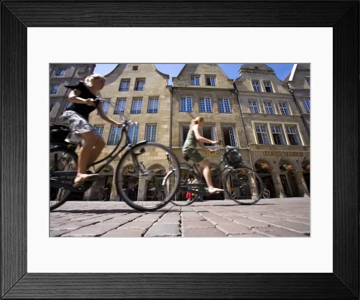 Framed Print : Prinzipialmarkt, Munster, cathedral land, North Rhine-Westphalia, Germany Framed Print : Prinzipialmarkt, Munster, cathedral land, North Rhine-Westphalia, Germany