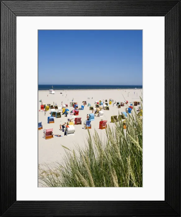 Framed Print : Beach, Juist, the East Frisians, Germany Framed Print : Beach, Juist, the East Frisians, Germany