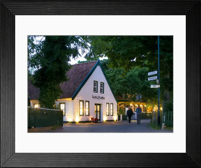 Framed Print : Restaurant, Spiekeroog, the East Frisians, Germany Framed Print : Restaurant, Spiekeroog, the East Frisians, Germany
