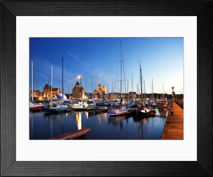 Framed Print : Harbour, Stralsund, Mecklenburg-Western Pomerania, Germany Framed Print : Harbour, Stralsund, Mecklenburg-Western Pomerania, Germany