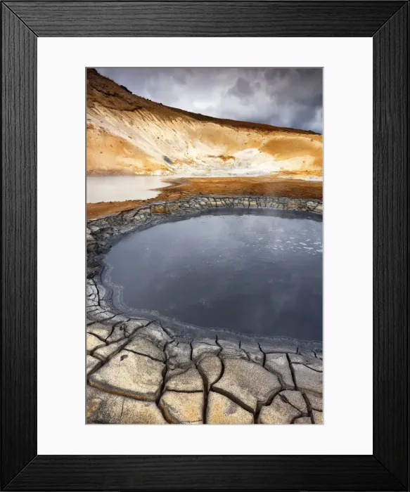 Framed Print : Iceland, Southern Peninsula, Reykjanes, Geothermal area of Krysuvik Framed Print : Iceland, Southern Peninsula, Reykjanes, Geothermal area of Krysuvik