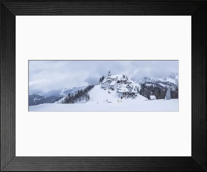 Framed Print : Italy, Friuli Venezia Giulia, Monte Lussari, Alpi Giulie