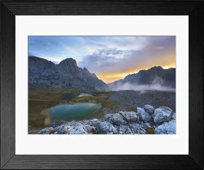 Framed Print : Italy, Trentino Alto Adige, rifugio Locatelli, Monte Paterno Framed Print : Italy, Trentino Alto Adige, rifugio Locatelli, Monte Paterno