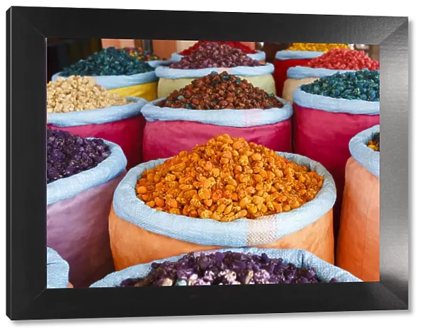 Morocco, Marrakech, Spices and scents of Morocco
