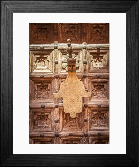 Framed Print : Morocco, Marrakech, Hand of Fatima Framed Print : Morocco, Marrakech, Hand of Fatima