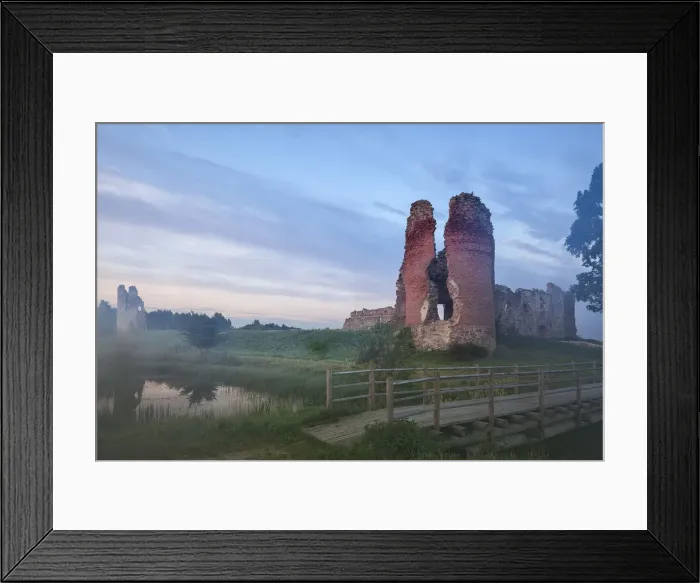 Framed Print : Estonia, Jogeva Parish, Laiuse castle on sunrise Framed Print : Estonia, Jogeva Parish, Laiuse castle on sunrise