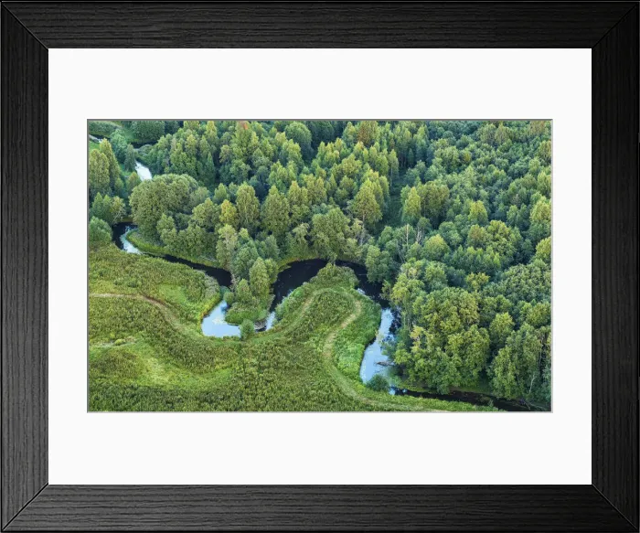 Framed Print : Estonia, Harju county, an aerial view a Pirita river Framed Print : Estonia, Harju county, an aerial view a Pirita river