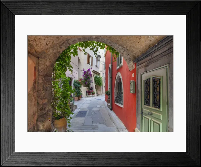 Framed Print : Village of Roquebrune, Roquebrune Cap Martin, Cote d Azur, France Framed Print : Village of Roquebrune, Roquebrune Cap Martin, Cote d Azur, France