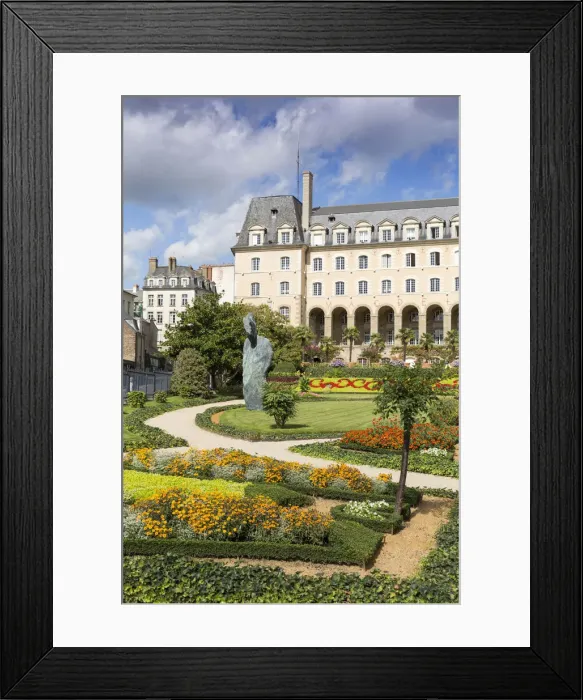Framed Print : Saint-Georges palace and ornate gardens, Rennes, Ille-et-Vilaine, Brittany, France Framed Print : Saint-Georges palace and ornate gardens, Rennes, Ille-et-Vilaine, Brittany, France