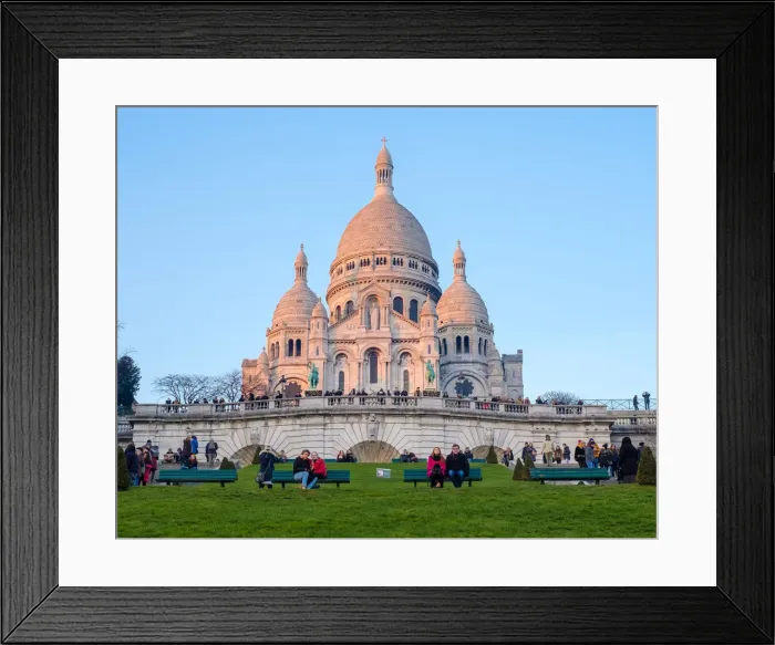 Framed Print : France, Paris. Basilica of Sacre Coeur, Montmartre