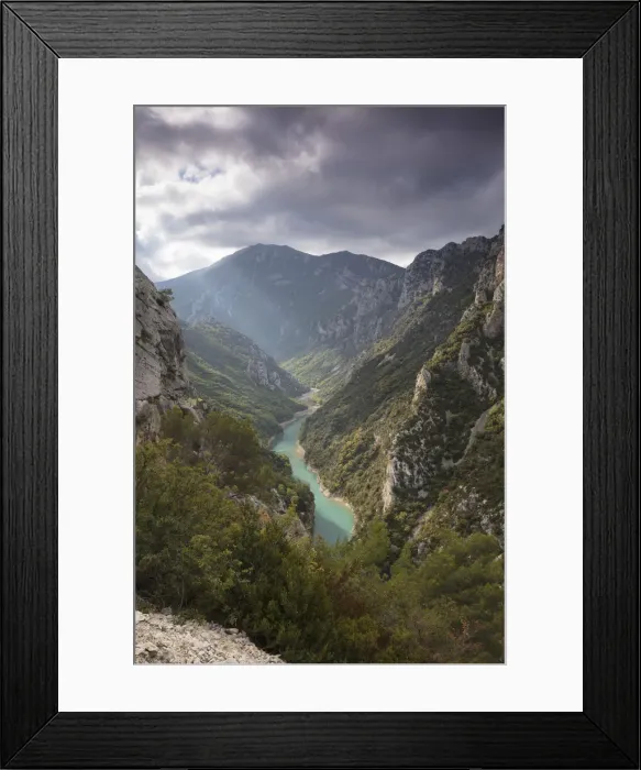 Framed Print : Canyon du Verdon viewed from Pointe Sublime, Provence-Alpes-Cote d Azur, France Framed Print : Canyon du Verdon viewed from Pointe Sublime, Provence-Alpes-Cote d Azur, France