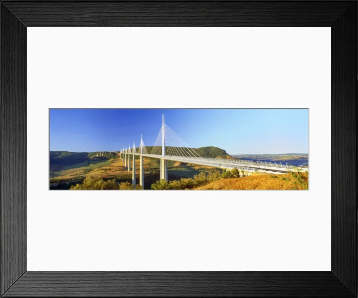 Framed Print : Millau Viaduct over the Tarn River Valley, Millau, France Framed Print : Millau Viaduct over the Tarn River Valley, Millau, France