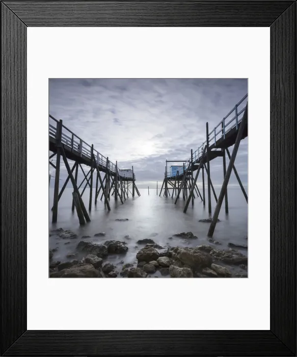 Framed Print : Stilt fishing huts, Talmont-sur-Gironde, Charente-Maritime, Nouvelle Aquitaine, France Framed Print : Stilt fishing huts, Talmont-sur-Gironde, Charente-Maritime, Nouvelle Aquitaine, France