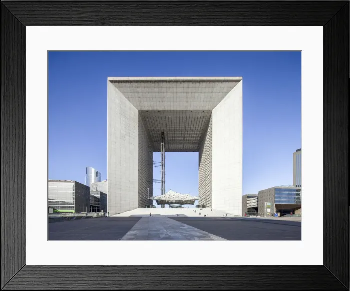 Framed Print : La Grande Arche de la Defense in Paris, Ile-de-France, France Framed Print : La Grande Arche de la Defense in Paris, Ile-de-France, France