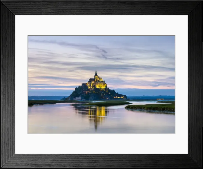 Framed Print : France, Normandy (Normandie), Manche department, Le Mont-Saint-Miichel at sunset Framed Print : France, Normandy (Normandie), Manche department, Le Mont-Saint-Miichel at sunset