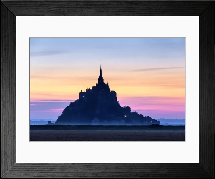 Framed Print : France, Normandy (Normandie), Manche department, Le Mont-Saint-Miichel at sunrise Framed Print : France, Normandy (Normandie), Manche department, Le Mont-Saint-Miichel at sunrise