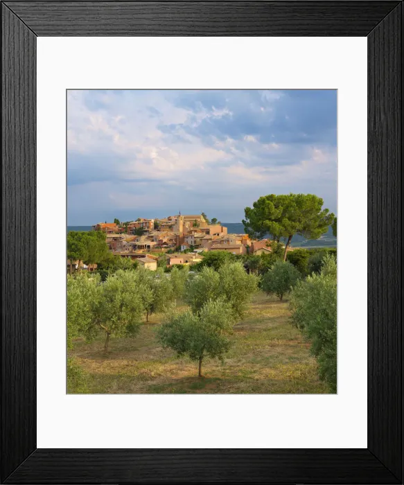 Framed Print : France, Provence, Vaucluse, Roussillion Framed Print : France, Provence, Vaucluse, Roussillion