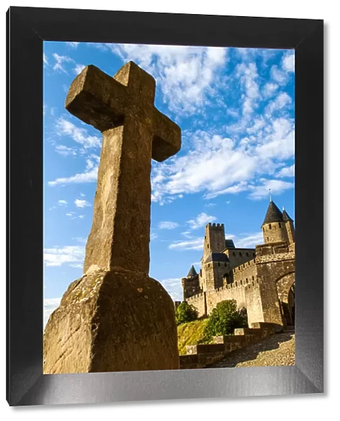 The fortified city of Carcassonne, Languedoc-Roussillon, France